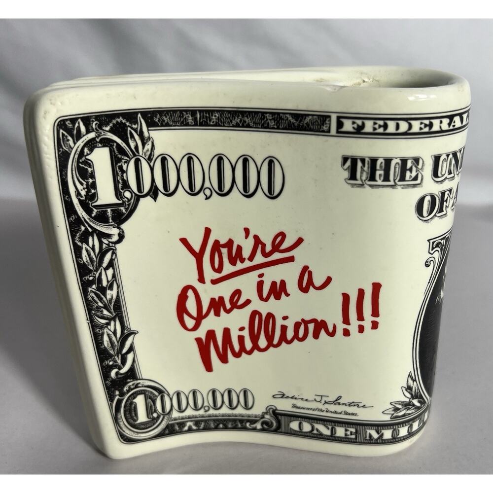 Vintage floral you’re one in 1 million flower vase Teleflora Made In Thailand